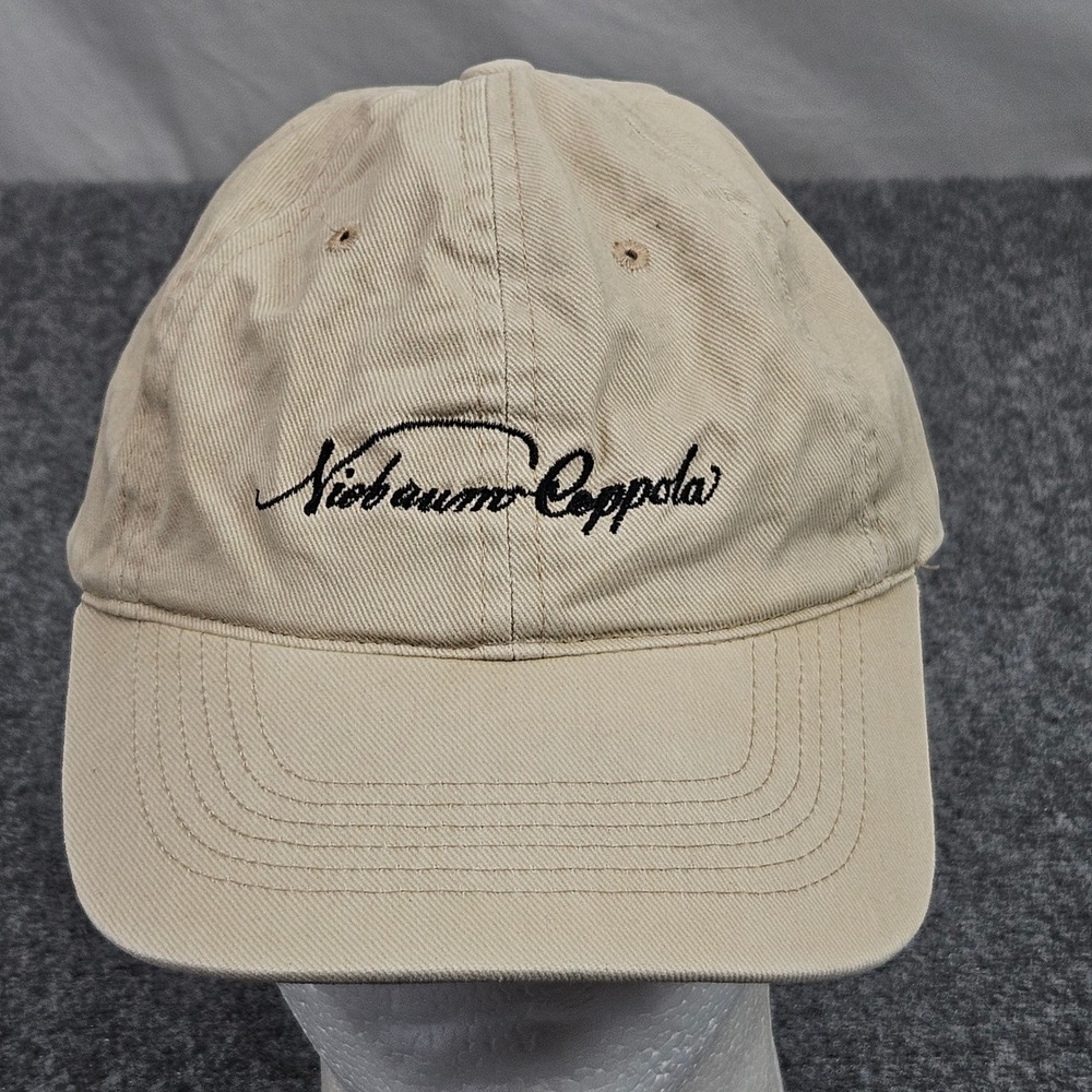 Niebaum Coppola‎ Hat Mens OSFA Tan Winery Rutherford Napa Valley Vineyard Cap